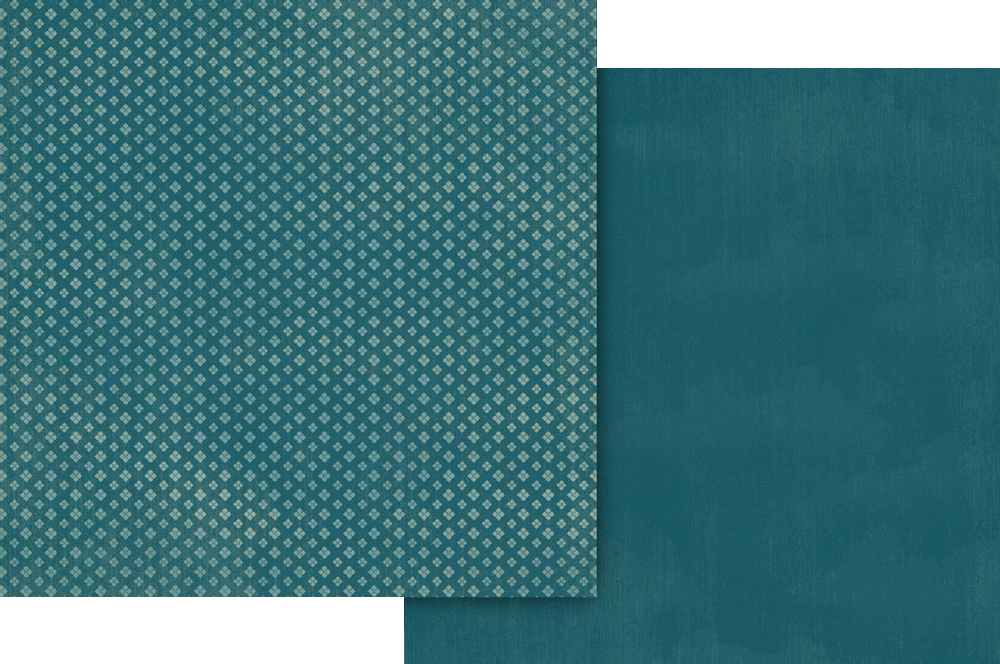 Graphic 45 - Wonder of Oz - Sky Blue Pattern & Solid