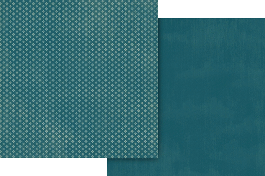 Graphic 45 - Wonder of Oz - Sky Blue Pattern & Solid