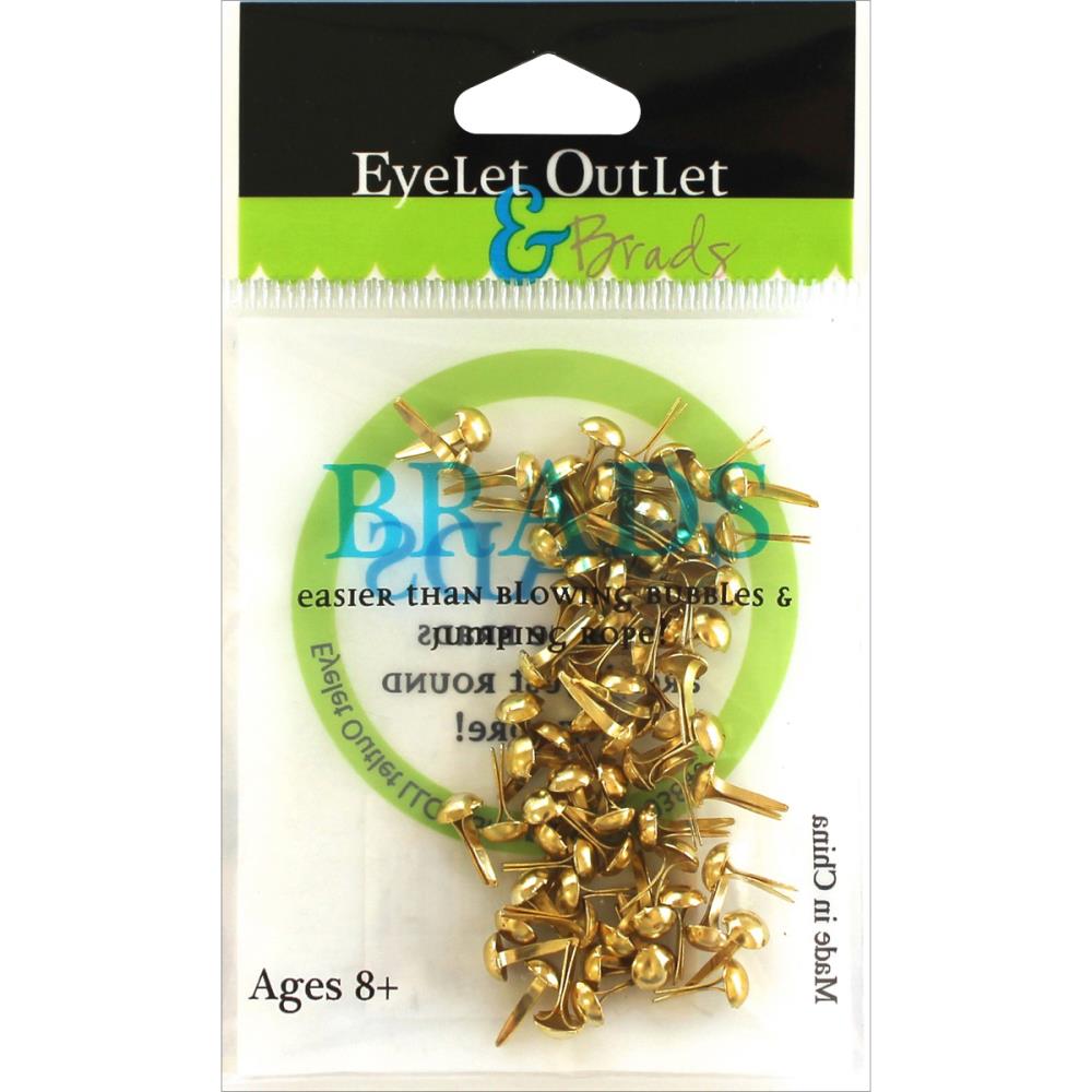 Eyelet Outlet Brads - Gold