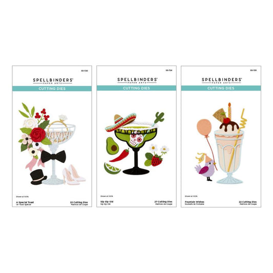 Spellbinders Cutting Dies - Happy Hour Die Bundle