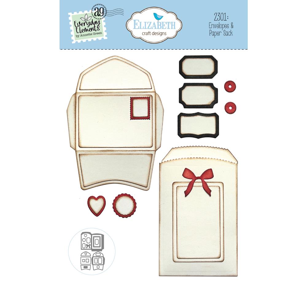 Elizabeth Craft Designs - Envelope & Paper Sack Die