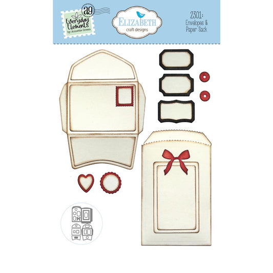 Elizabeth Craft Designs - Envelope & Paper Sack Die