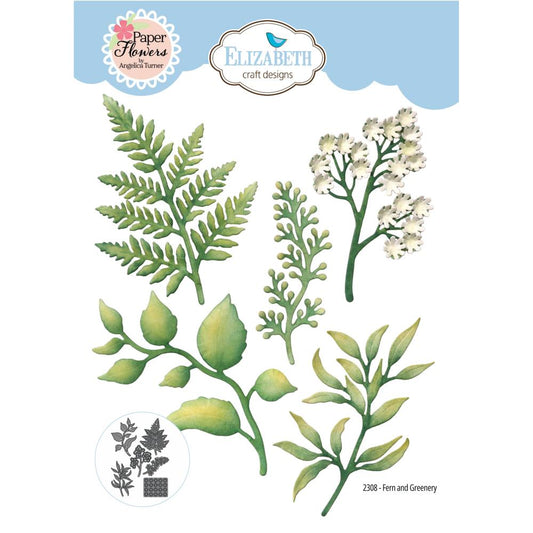 Elizabeth Craft Designs - Fern and Greenery Die