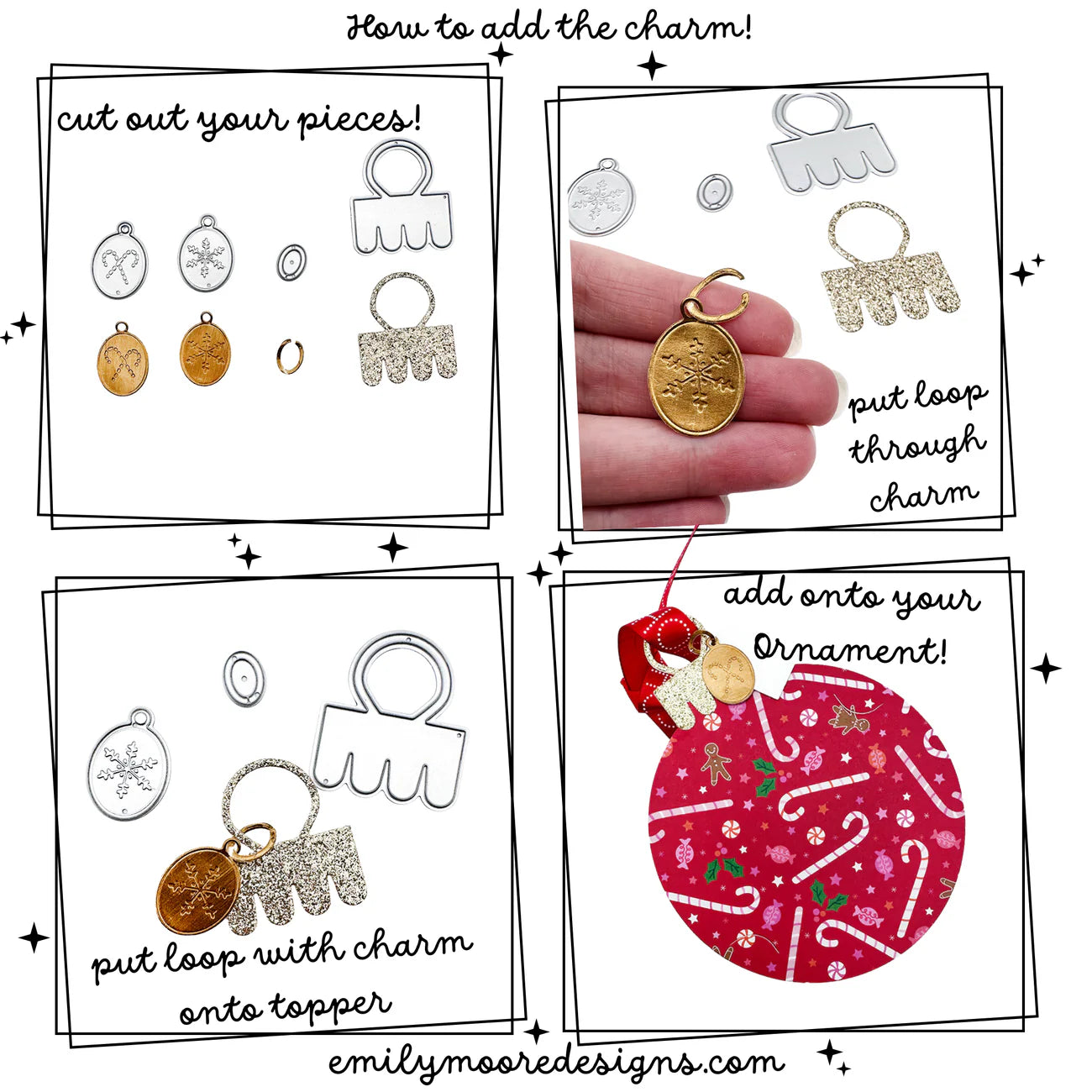 Emily Moore - Die Set - So Charming Ornament Charm