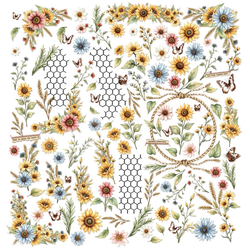 49 & Market - Whisper Way - Laser Cut Wildflowers