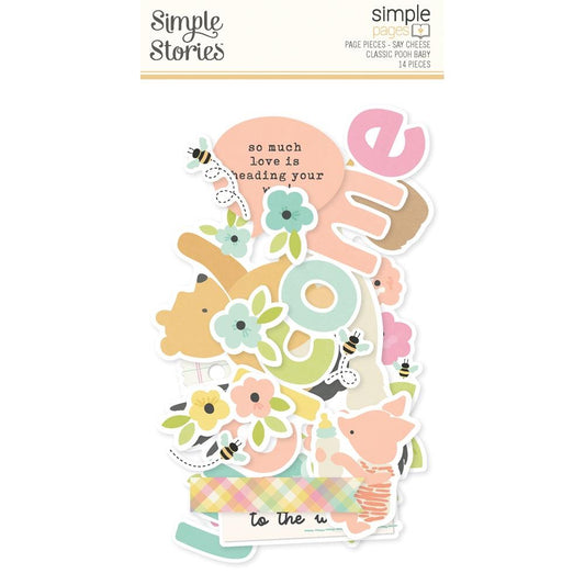 Simple Stories - Say Cheese Classic Pooh Baby - Page Pieces
