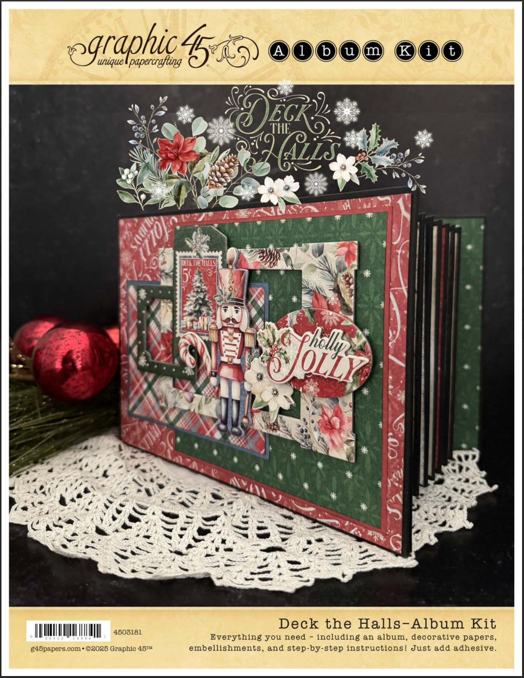 Graphic 45 - Deck The Halls Album Kit