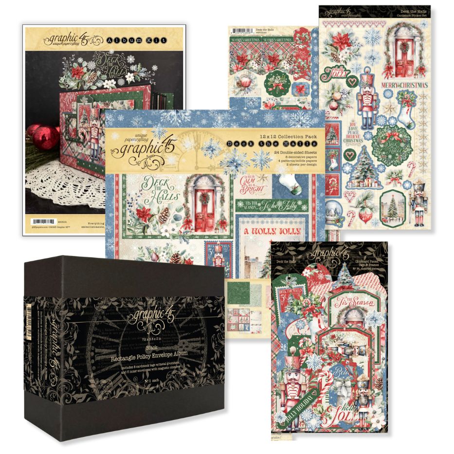 Graphic 45 - Deck The Halls Album Kit