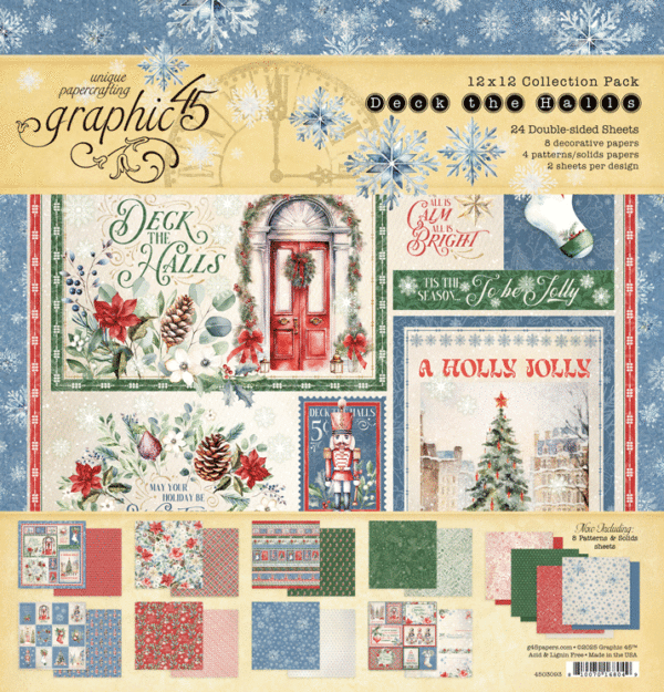 Graphic 45 - Deck The Halls Album Kit