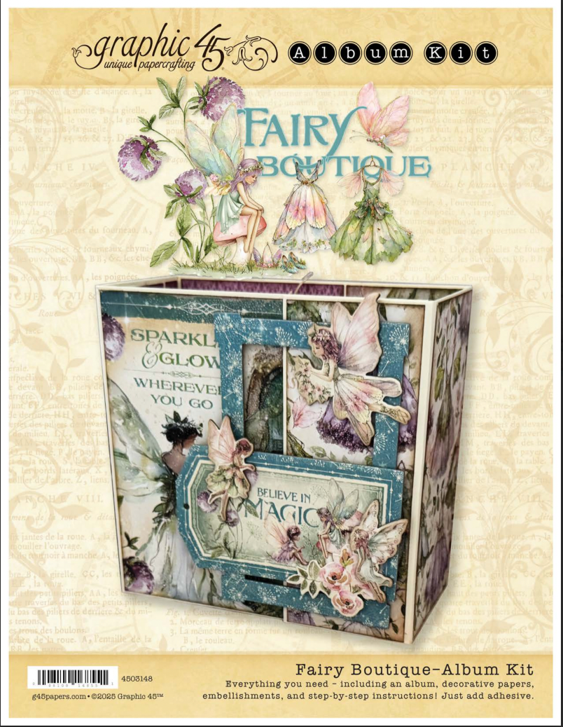 Graphic 45 - Fairy Boutique Album Kit