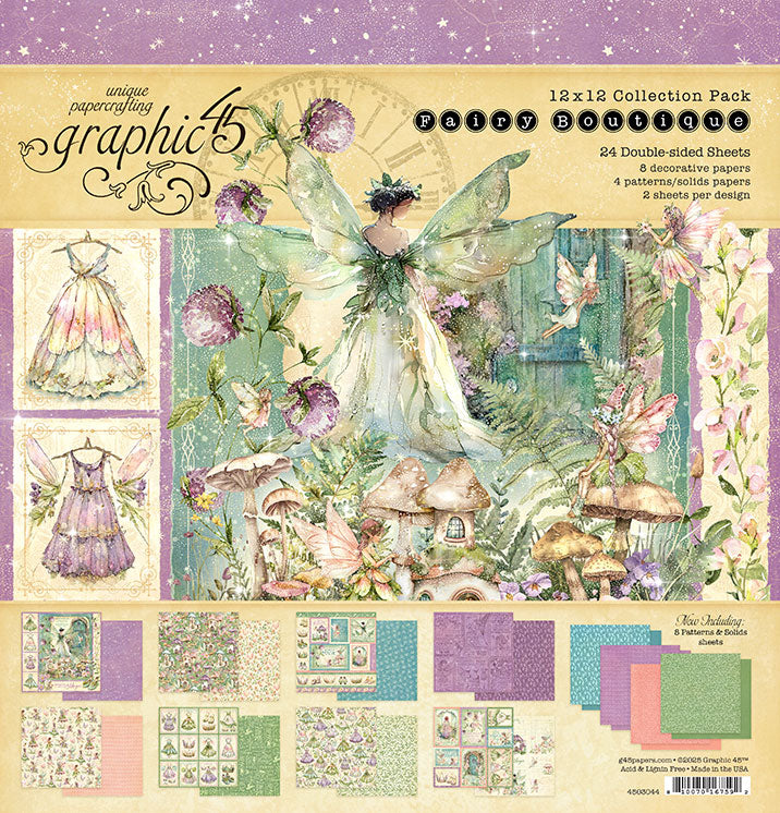 Graphic 45 - Fairy Boutique Album Kit