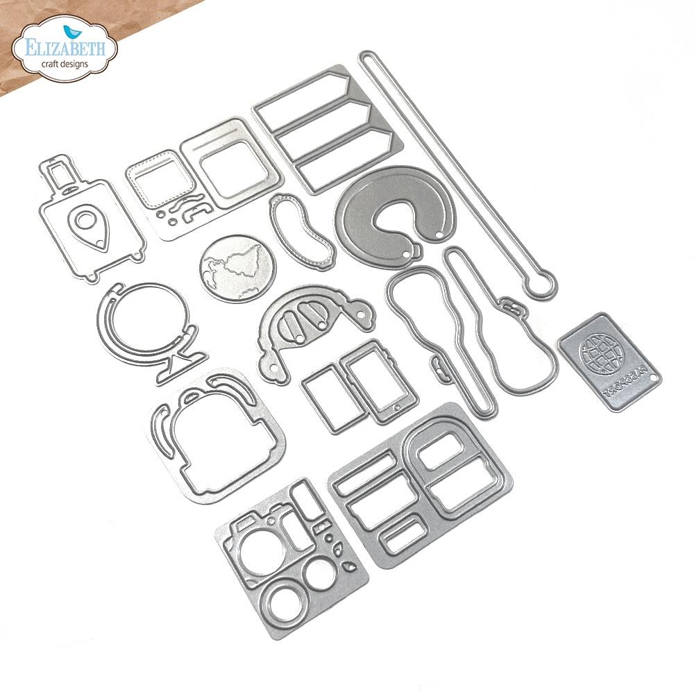Elizabeth Craft Designs - Steel Dies - Little Mouse Travel Accessories