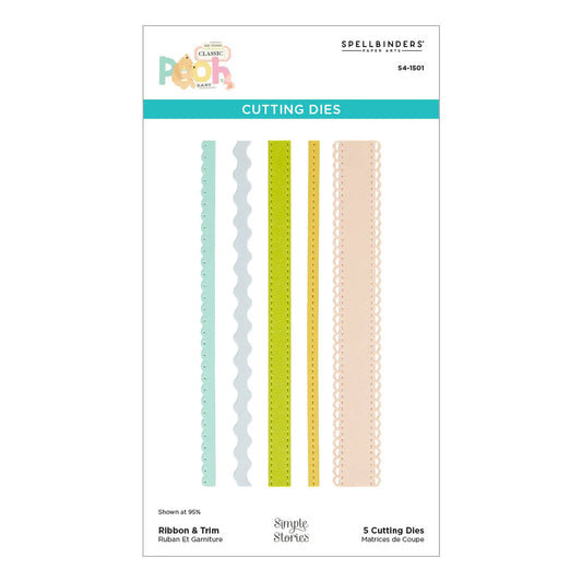 Spellbinders - Cutting Dies - Say Cheese Classic Pooh Baby - Ribbon & Trim