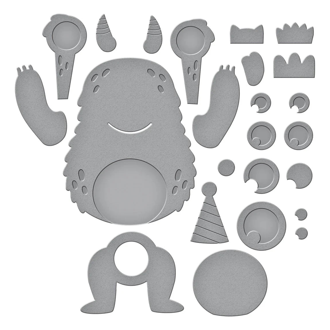 Spellbinders - Cutting Dies - Dancin’ Birthday Monster