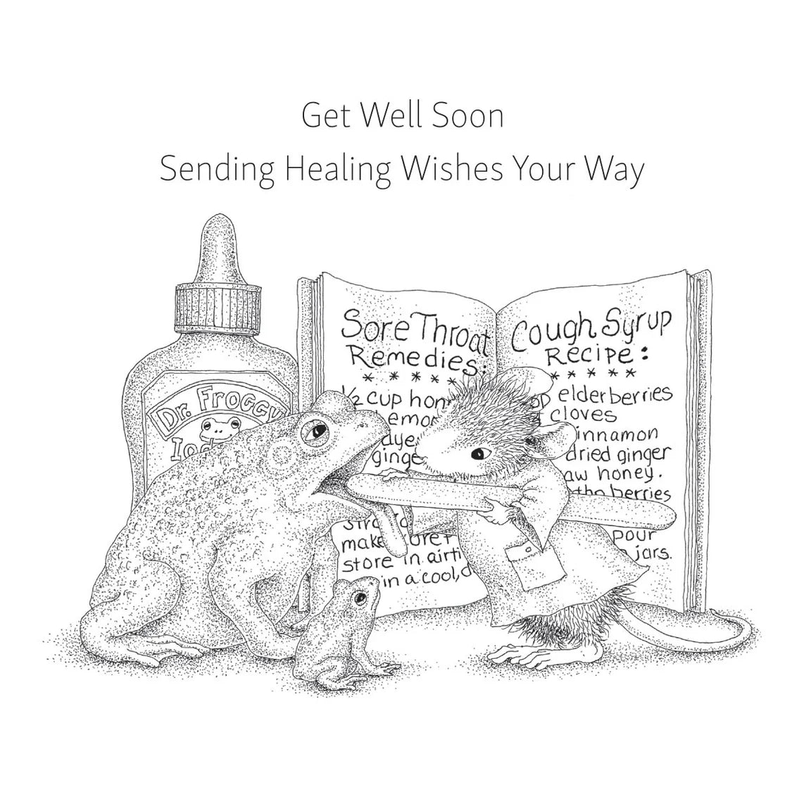Spellbinders - Cling Rubber Stamps - Froggy Throat