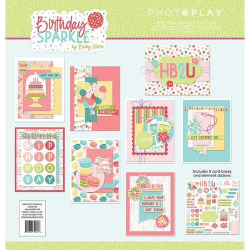 Photo Play "Birthday Sparkle" card kit