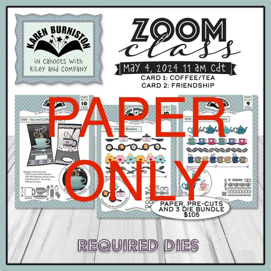 Karen Burniston May '24 Zoom class - Paper Only