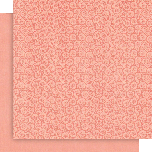 Graphic 45 - Fairy Boutique - Posey Pink Pattern & Solid Sheet