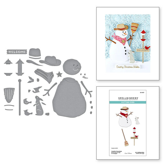 Spellbinders - Cutting Dies - Country Snowman