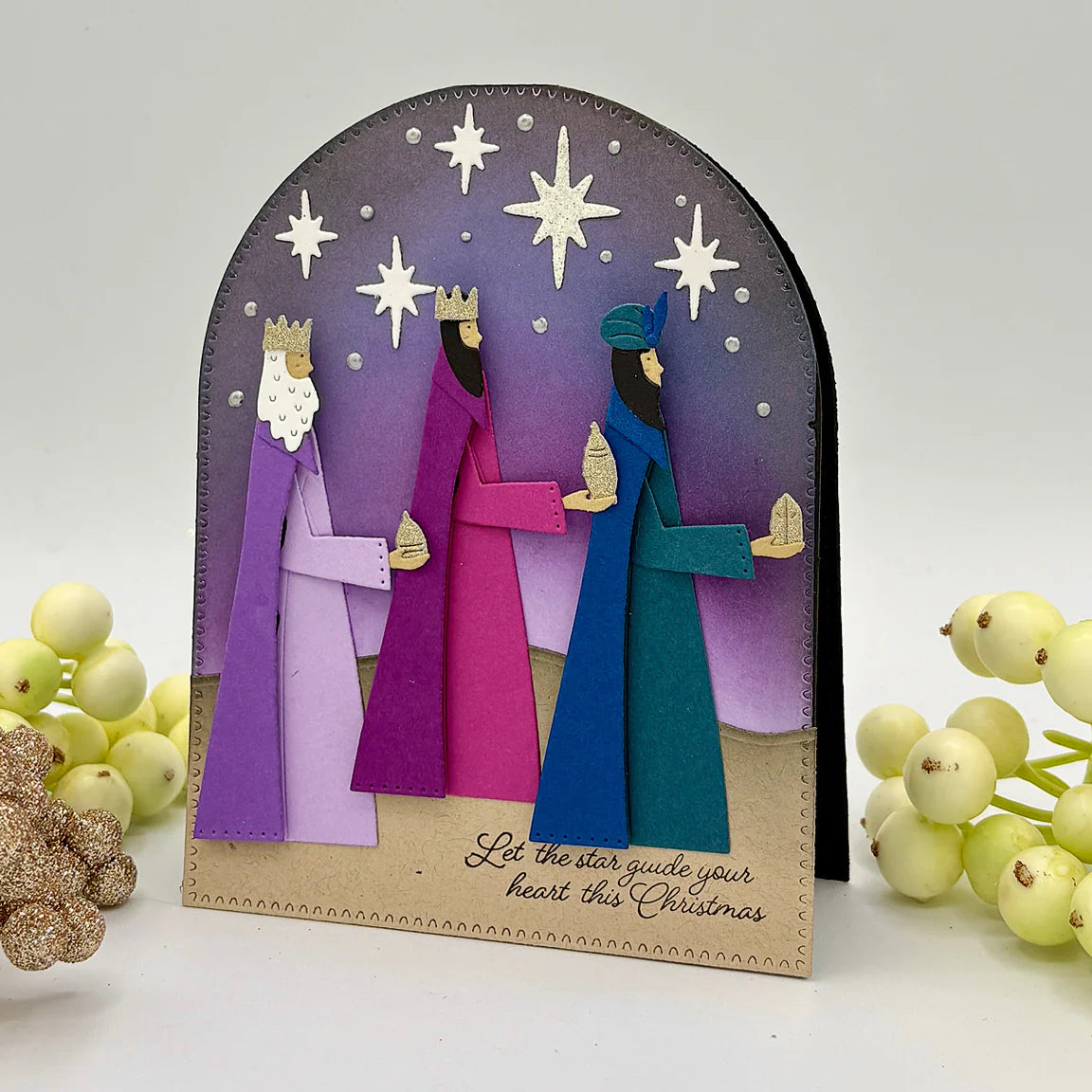 Spellbinders - Stamp & Die Cutting Set - The Three Magi