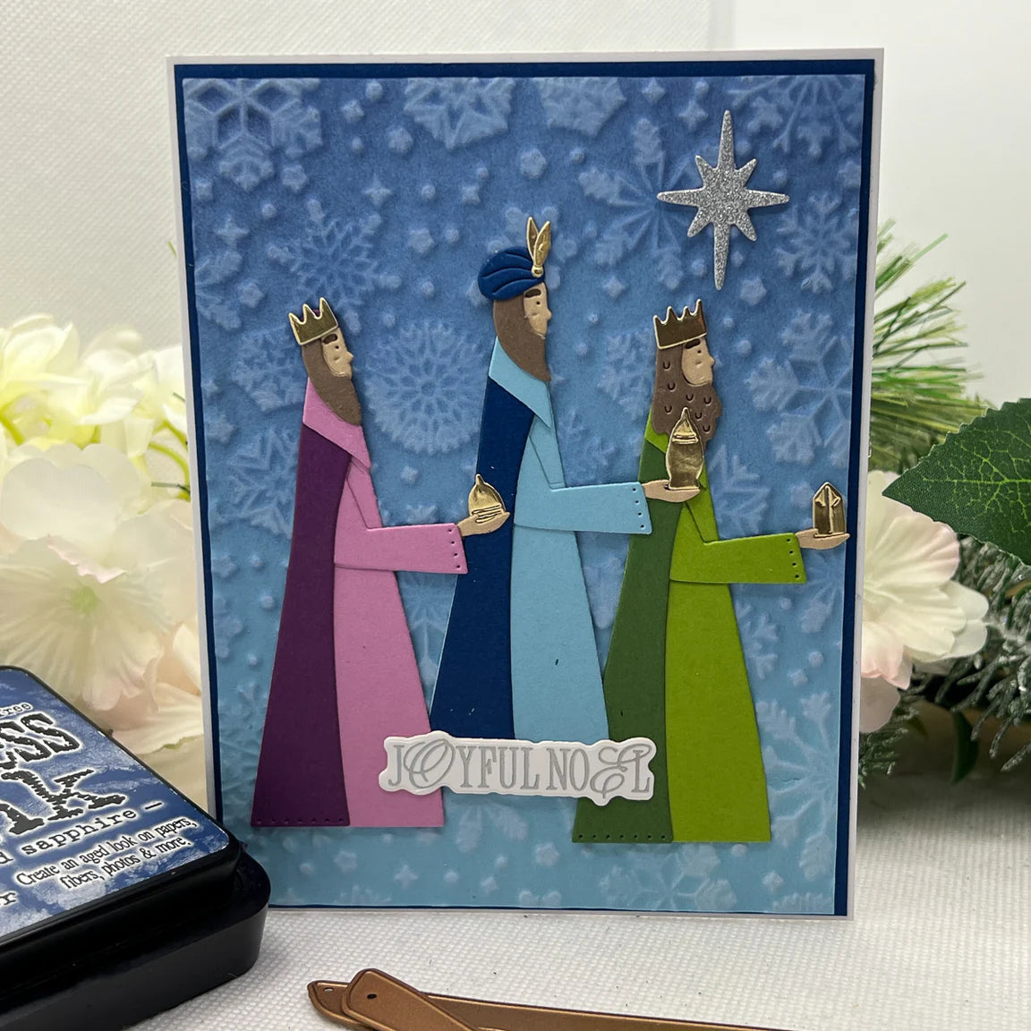 Spellbinders - Stamp & Die Cutting Set - The Three Magi