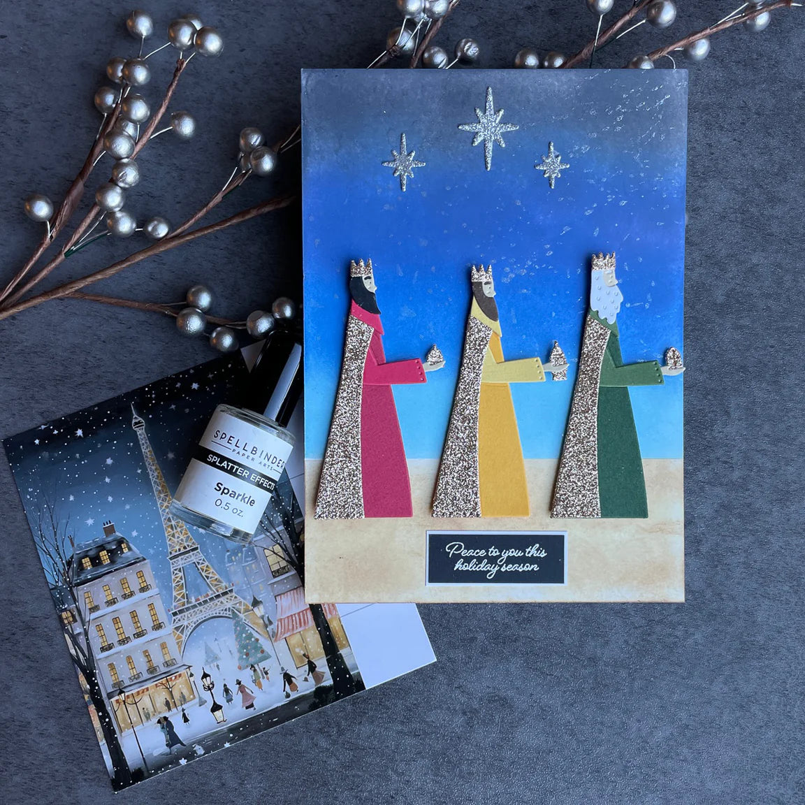 Spellbinders - Stamp & Die Cutting Set - The Three Magi