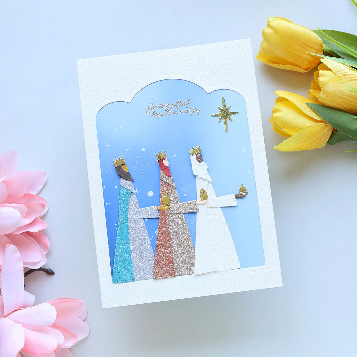 Spellbinders - Stamp & Die Cutting Set - The Three Magi