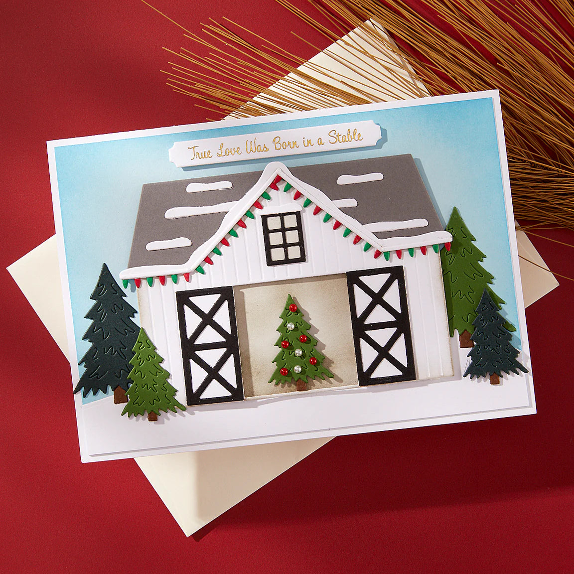 Spellbinders - Cutting Dies - Country Christmas Barn