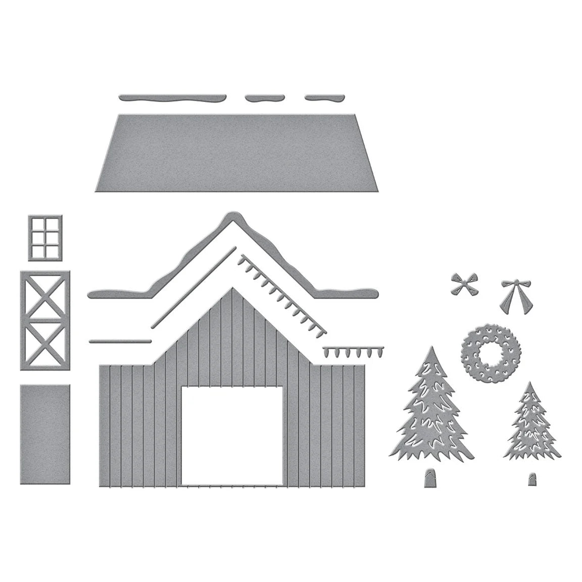Spellbinders - Cutting Dies - Country Christmas Barn