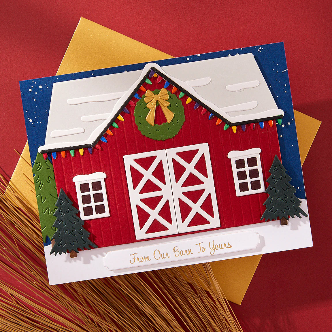Spellbinders - Cutting Dies - Country Christmas Barn