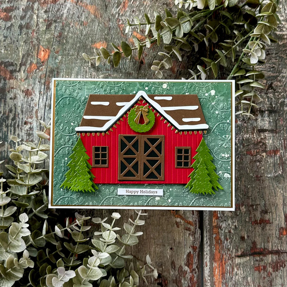 Spellbinders - Cutting Dies - Country Christmas Barn