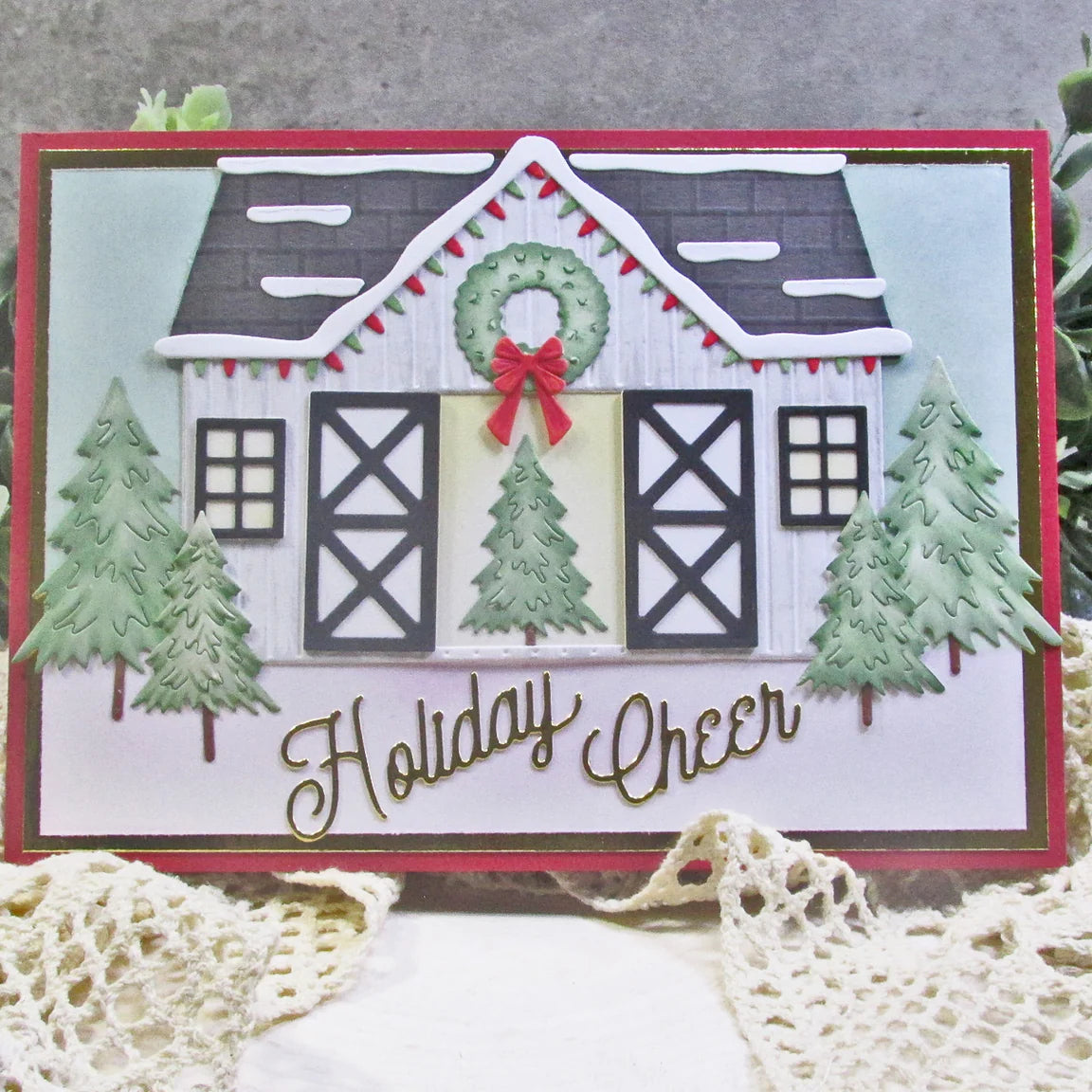 Spellbinders - Cutting Dies - Country Christmas Barn