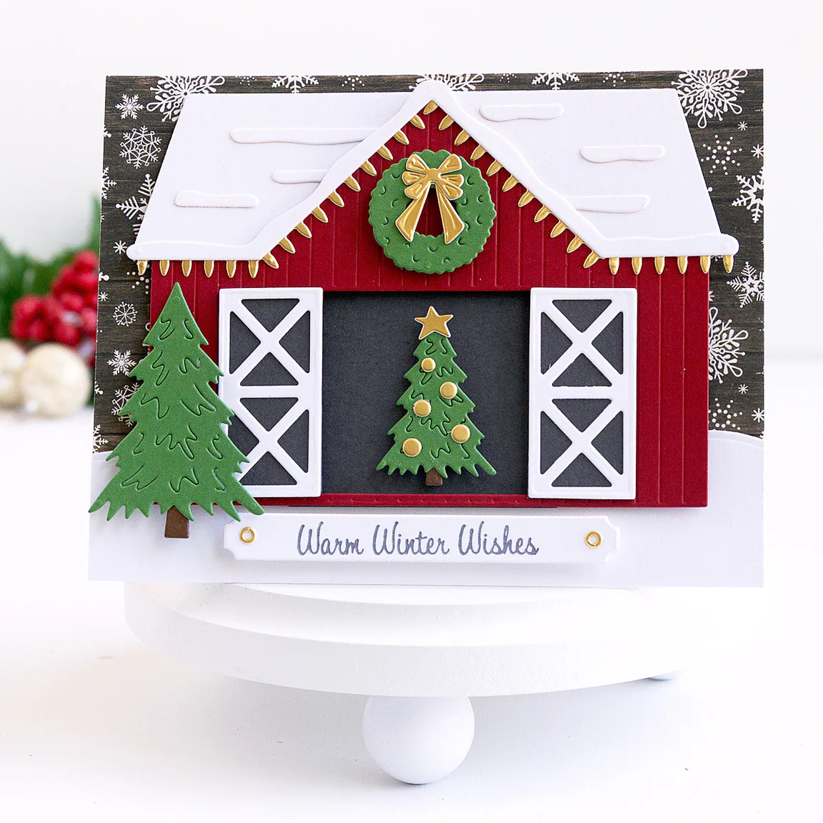 Spellbinders - Cutting Dies - Country Christmas Barn