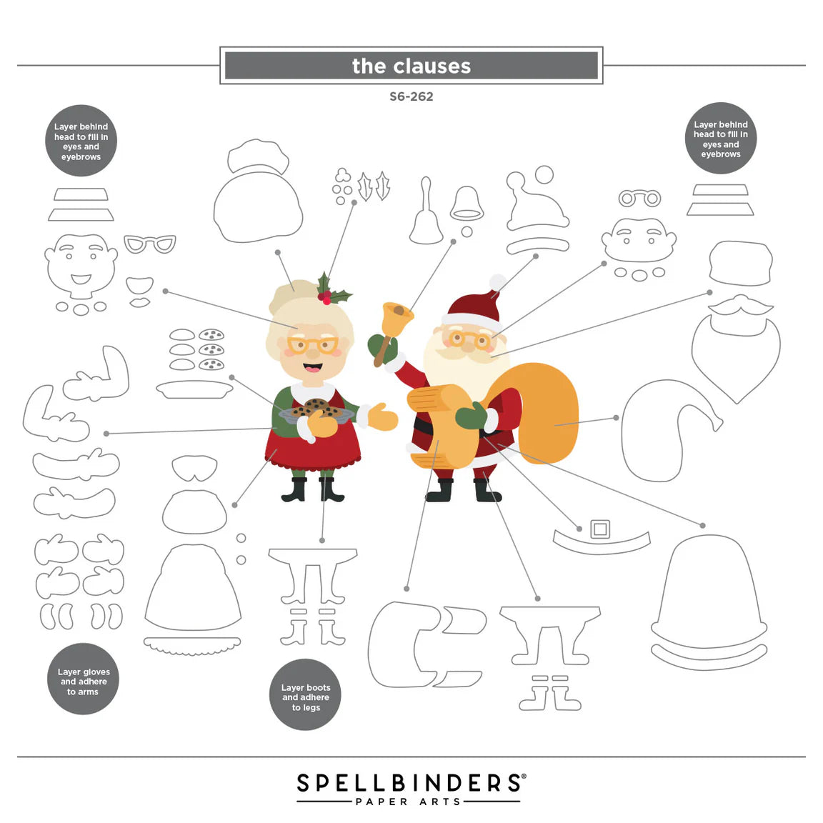 Spellbinders - Cutting Dies - The Clauses
