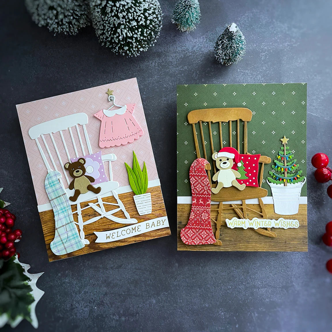 Spellbinders - Cutting Dies - Christmas Rocking Chair