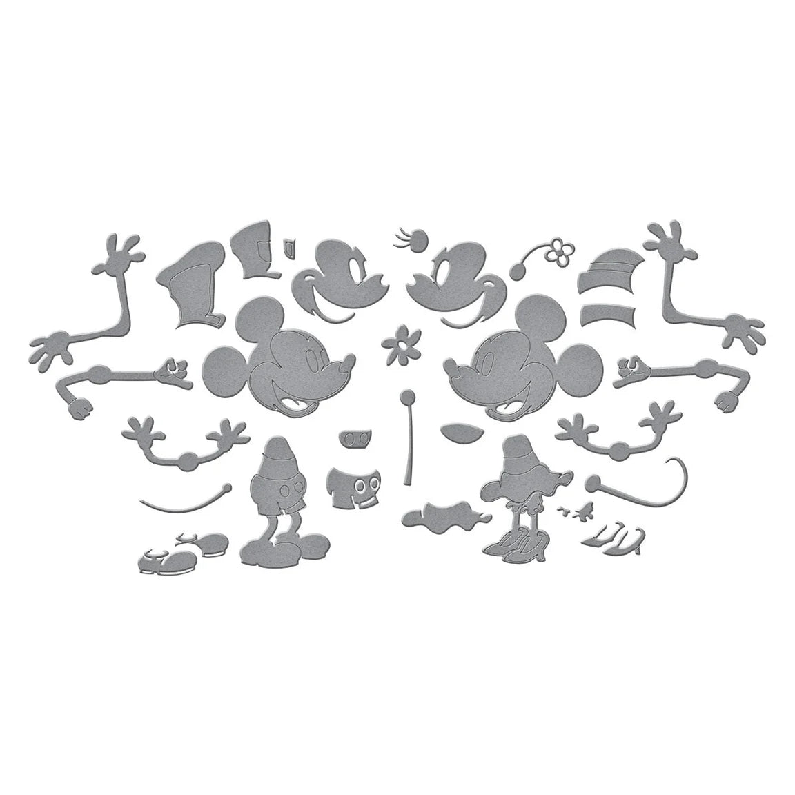 Spellbinders - Cutting Dies - Classic Mouse Steamboat Willie Duo