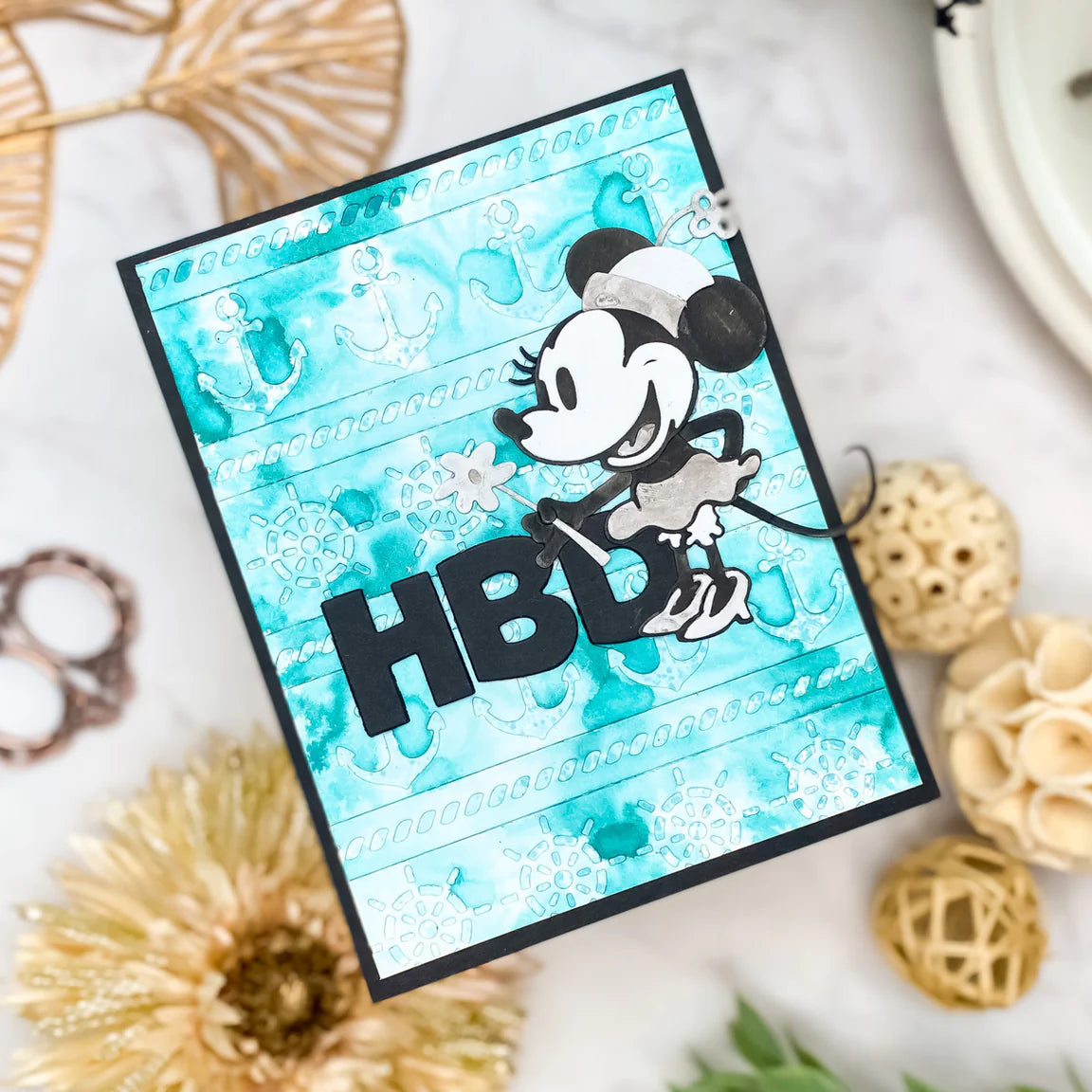 Spellbinders - Cutting Dies - Classic Mouse Steamboat Willie Duo