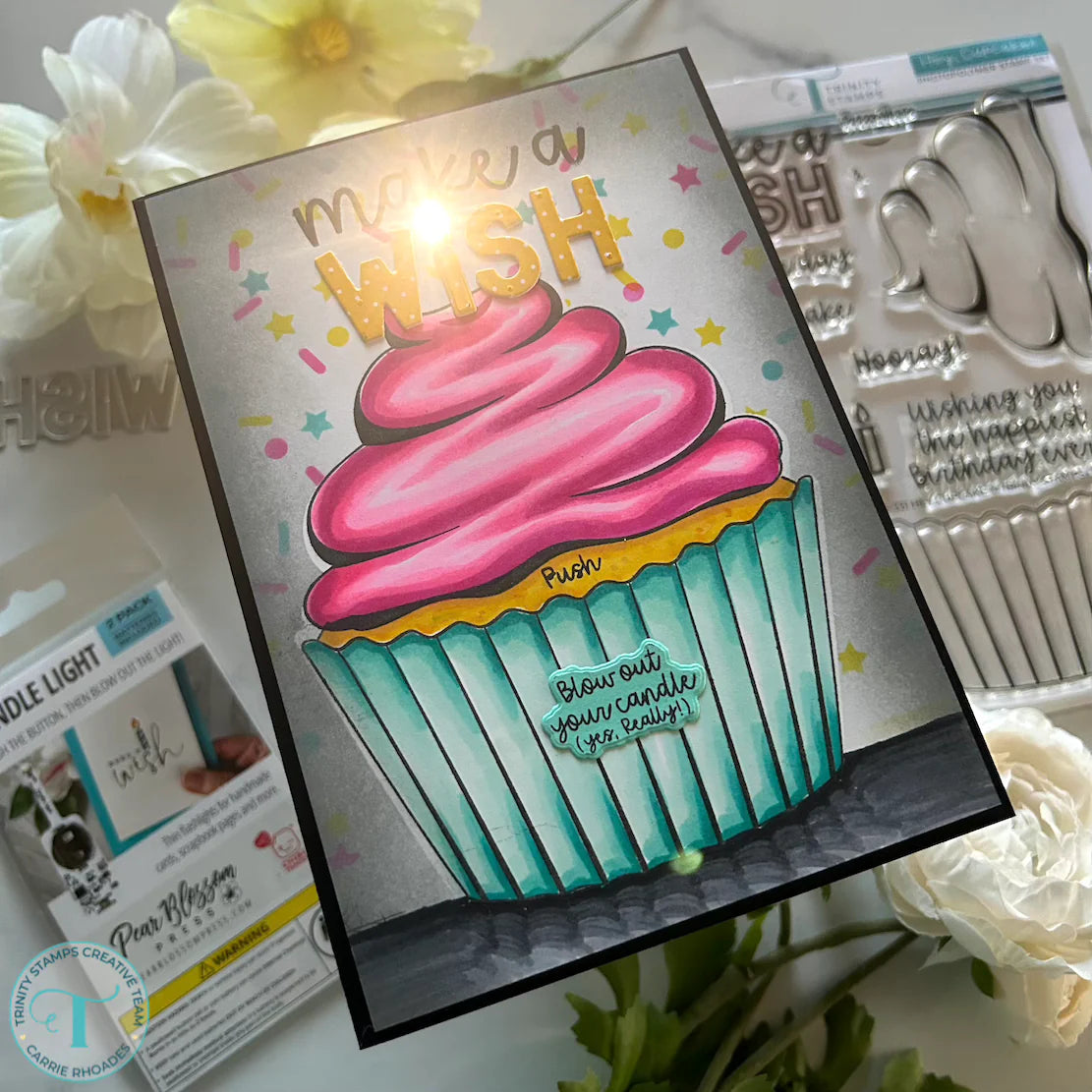 Trinity Stamps - Photopolymer Stamp Set - Hey, Cupcake!