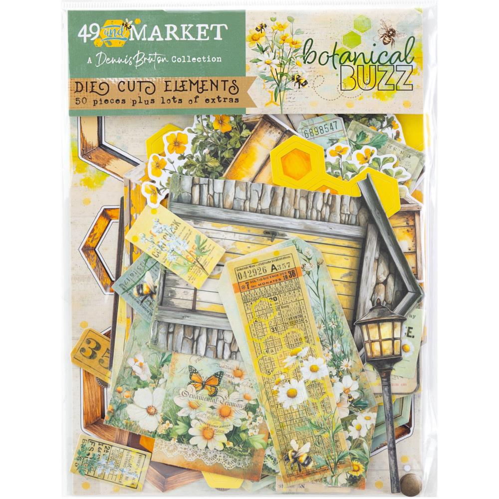 49 & Market - Die-cut Elements - Botanical Buzz