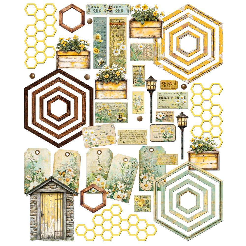 49 & Market - Die-cut Elements - Botanical Buzz