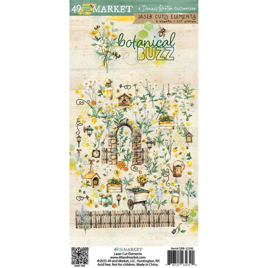 49 & Market - Laser Cut Elements - Botanical Buzz