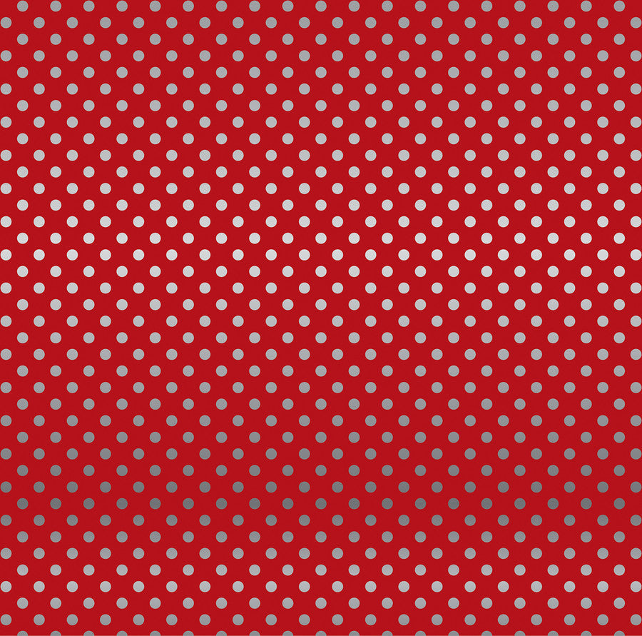 Echo Park - Magical Adventure - Red Silver Foil Dot