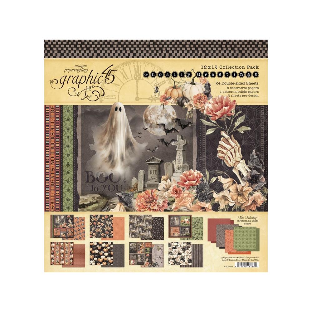 Graphic 45 - Ghostly Greetings - 12x12 Collection Pack