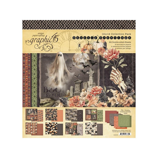 Graphic 45 - Ghostly Greetings - 12x12 Collection Pack