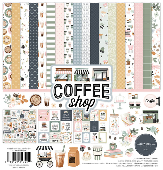 Carta Bella - Coffee Shop - 12x12 Collection Kit
