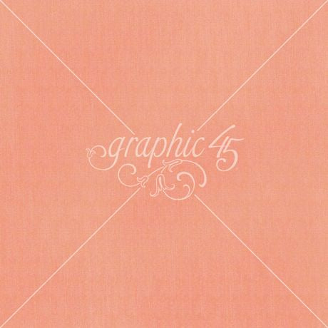 Graphic 45 - Always & Forever - Perfect Pink Pattern & Solid Sheet
