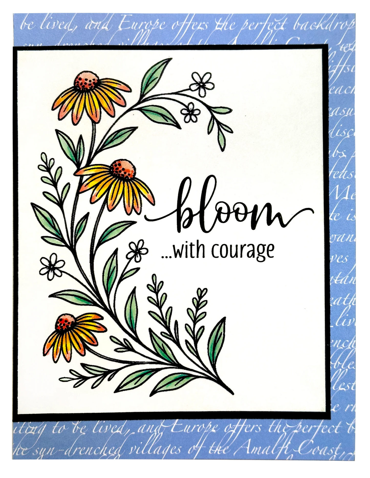 Dare 2B Artzy - Clear Stamps - Let Hope Bloom