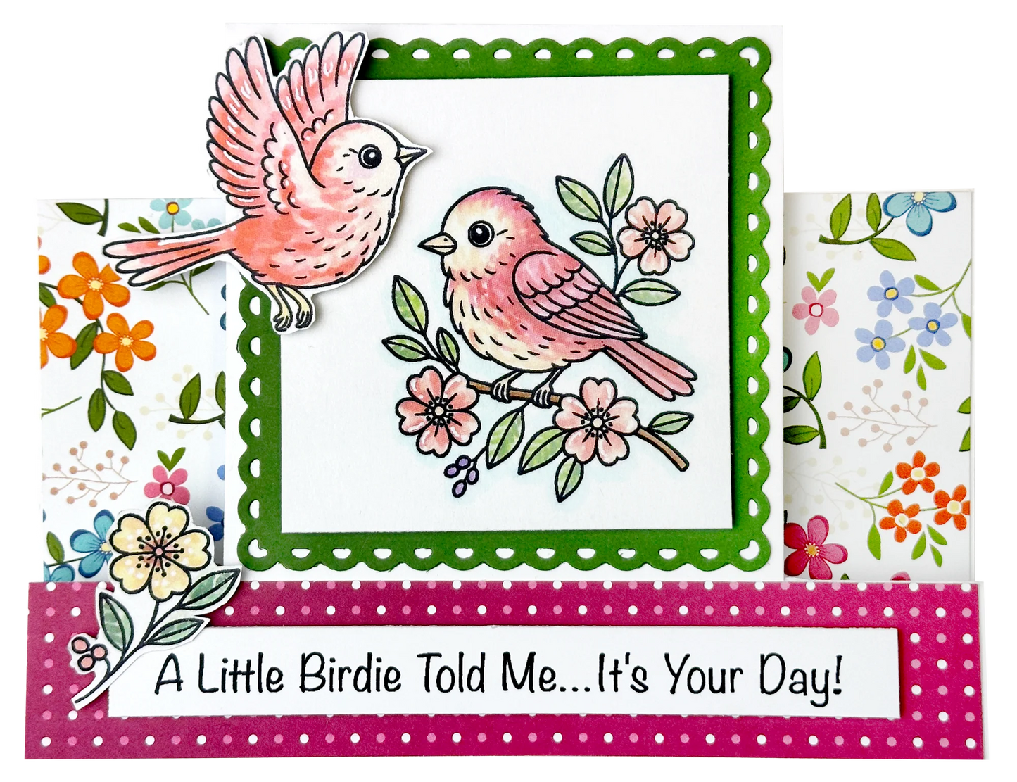 Dare 2B Artzy - Clear Stamps - Spread Your Wings