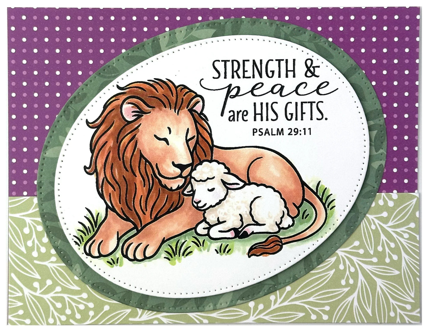Dare 2B Artzy - Clear Stamps - Lion and the Lamb