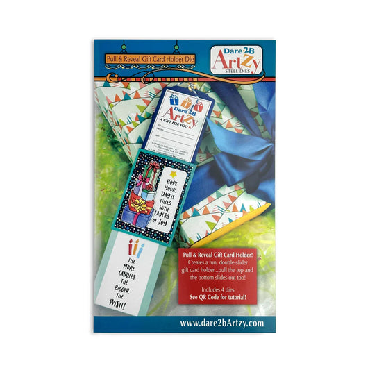 Dare 2B Artzy - Steel Dies - Pull & Reveal Gift Card Holder Die